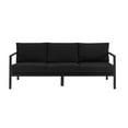 thumbnail image 5 of Linon Arlington Outdoor Sofa, Black, 5 of 13