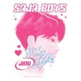 thumbnail image 2 of Juniors KPop Demon Hunters Jinu Saja Smile Profile T Shirt, 2 of 4