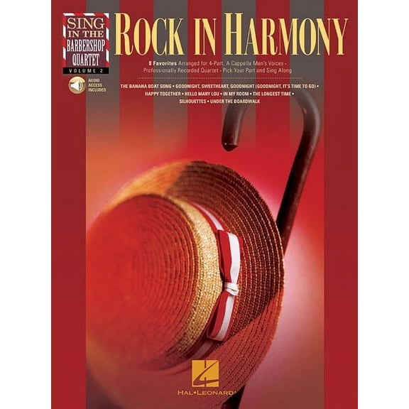 Sing in the Barbershop Quartet: Rock in Harmony Sing in the Barbershop Quartet, Volume 2 - Book/Online Audio (Series #02) (Mixed media product)