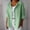 Light Green, variant on Womens Tops 3/4 Sleeve V Neck Blended Fabric Blouses Business Casual Tops Zip Front V Neck Work Shirts Loose Fit Tunic Tops Pink,S