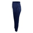 thumbnail image 5 of HXWCHs Women's Casual Drawstring Waist Ankle Trousers Pure Color Comfortable Everyday Wear Pants L Navy, 5 of 7