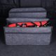 thumbnail image 2 of Caja de almacenamiento suave para coche, bolsa para maletero, soporte de almacenamiento, organizador de viaje, accesorios para automóvil, gris oscuro, 2 of 4