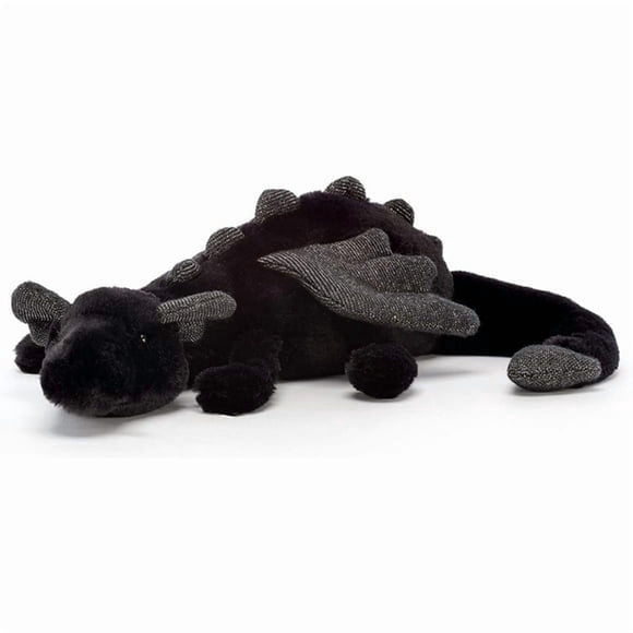 jellycat Onyx Dragon Stuffed Animal, Large 19" | Mythical Plush Toy | Classic Children's Gift | Plush