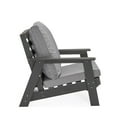 thumbnail image 2 of Inspired Home Maylani Outdoor 3pc Seating Group, Dark Grey, 2 of 8