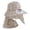 Khaki, variant on Solar Fan Hat Sun Hat With Fan Brim Ventilador Wide Sunhat USB And Solar Powered FA N Hats For Hiking Travel
