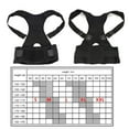 thumbnail image 3 of Back Men Women Elastic Adjustable Shoulder Brace Waist Belt Back Support Posture Corrector, 3 of 8