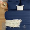 thumbnail image 2 of Full Comforter Set - Navy, 7 Pieces Bed in a Bag, Bedding Comforter Set with All Season Boho 7PC Bed Sets with Comforter, Fitted Sheets, Flat Sheets, Pillow Shams and Pillowcases, 2 of 15