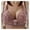 Pink, variant on Ruimatai Women's Front Close Bra Plus Size Wireless Post-Surgery Bras Active Bras Women Leopard-Print Front Buckles Underwear No Steel Close Bra