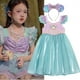 thumbnail image 2 of Vestido de Sirenita de Disney para niñas de 2, 4 y 8 años, disfraz de princesa Ariel, vestidos para niños, fiesta de cumpleaños de carnaval, conjuntos de ropa de sirena, 2 of 5