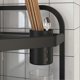 thumbnail image 2 of 3-Tier Spice Rack, Kitchen Storage Rack, Corner Seasoning Bottle Storage Rack, Medium Black Triangle Shelf, Screw-Free Installation, 2 of 4