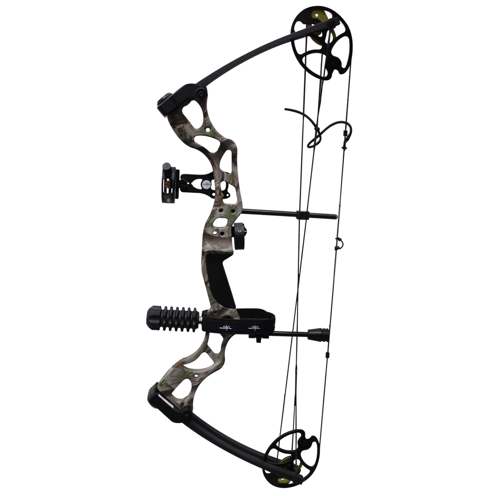 Archery Compound Bow Set 30-70lbs Arrows Sight Stabilizer Hunting Shooting 