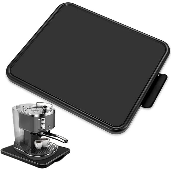 Coffee Maker Sliding Tray,Kitchen Caddy Sliding Tray for KitchenAid Stand Mixer Coffee Pot Slider Under Cabinet Appliance Toaster Blender Air Fryer Countertop Storage Moving Slider(9"W x 14.5"D)