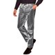 thumbnail image 5 of Pantalones metálicos INSPIRE CHIC para hombres, pantalones rectos brillantes para fiestas disco, pantalones brillantes 36 gris plateado, 5 of 5