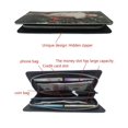 thumbnail image 2 of Cartera sublimable para mujer con cierre, tarjetero, bolsa de almacenamiento de doble cara, clutch d, 2 of 4