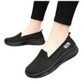 thumbnail image 3 of Daznico Women Mesh Shoes Solid Color Simple Thick Sole Non Slip Mesh Breathable and Comfortable Versatile Shoes,Size 7, 3 of 9