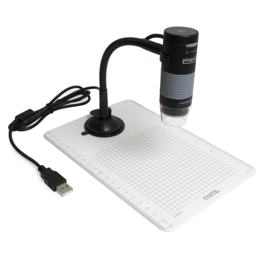 Plugable usb 2 0 digital microscope with flexible arm observation stand