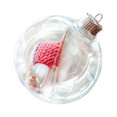 thumbnail image 2 of Matsuzay Adorno de bola de Navidad de punto festivo y delicado hecho con plástico reutilizable y duradero Kits de decoración para fiestas rosado morado, 2 of 6