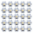thumbnail image 2 of 25Pcs High Power Led Chip, 3W 5V Lamp Beads, 200LM Brightness Light Source Chip with Aluminum Plate for Floodlight Spotlight Replacement, 2 of 7