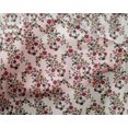 thumbnail image 4 of oneOone Silk Tabby Fabric Leaves & Floral Block Printed Fabric 1 Yard 42 Inch Wide, 4 of 5