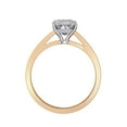 thumbnail image 4 of IGI Certified Lab Grown Diamond Ring | Center 5.5MM Princess Cut Solitaire Engagement Wedding Promise Rings For Women In 18k Solid Rose Gold | F-G, VS-SI Quality (1.00 Ctw) Ring Size-9, 4 of 7