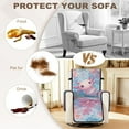 thumbnail image 5 of TSOVTHRID Axolotl Cherry Blossom Print Recliner Cover Non-Slip Recliner Comfy Sofa Slipcover Recliner Cover 1 Seat Couch Protector Soft Furniture Protector Covers with Pocket, 5 of 7