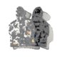 thumbnail image 1 of Chaqueta de algodón con capucha con diseño de graffiti Chaqueta de algodón Chaqueta de algodón cálida con capucha Top, 1 of 5