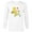 White, variant on The Simpsons Bart Cherub Slingshot Cupid - Long Sleeve T-Shirt for Men – Customized-Black