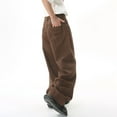 thumbnail image 6 of HCNTES Mens Jeans Regular Fit Comfort Waist Regular Fit Jeans Men Casual Pant Elastic Waist Jeans(Coffee,M), 6 of 7