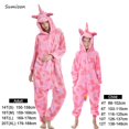 thumbnail image 1 of Kigurumi-Pijamas de unicornio para niñas, ropa de dormir de invierno con animales, Panda, cerdo, mono de Navidad, conjuntos de Pijamas para bebés, 1 of 4