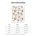 thumbnail image 4 of Throw Blanket for Couch Sofa and Bed, Love Cartoon Cute Hamster Super Soft Plush Throw Blanket, Fuzzy Cuteness Comfy Warm Washable Flannel Blanket & Throws for All Season 50"x40", 4 of 5