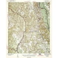 thumbnail image 2 of USGS 26x32 White Modern Wood Framed Museum Art Print Titled - Muscogee Florida Alabama Quad - USGS 1943, 2 of 4