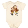 thumbnail image 3 of Inktastic My Oma Loves Me- Cute Owl Family Boys or Girls Baby Bodysuit, 3 of 5