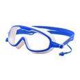 thumbnail image 1 of Gafas de natación para niños, impermeables, ligeras, de silicona suave, antivaho, montura grande. Azul, 1 of 8