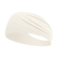 thumbnail image 4 of Fgnfyis Workout Headbands Breathable Sweat Wicking Feel Headband for Men Women Lightweight Bandana Style Sports Sweatbands Running Headband Beige One Size, 4 of 4