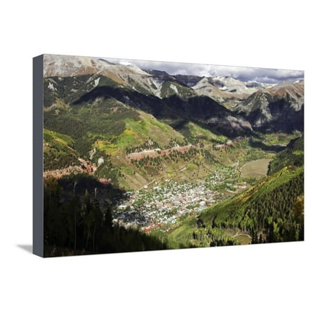 Telluride Historic Ski Town High in the Rocky Mountains, Colorado Stretched Canvas Print Wall Art By Susan