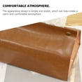 thumbnail image 3 of HOMEMAXS Wipe Holder Tissue Box Storage Office 19.50X13.00X12.00CM Brown, 3 of 8