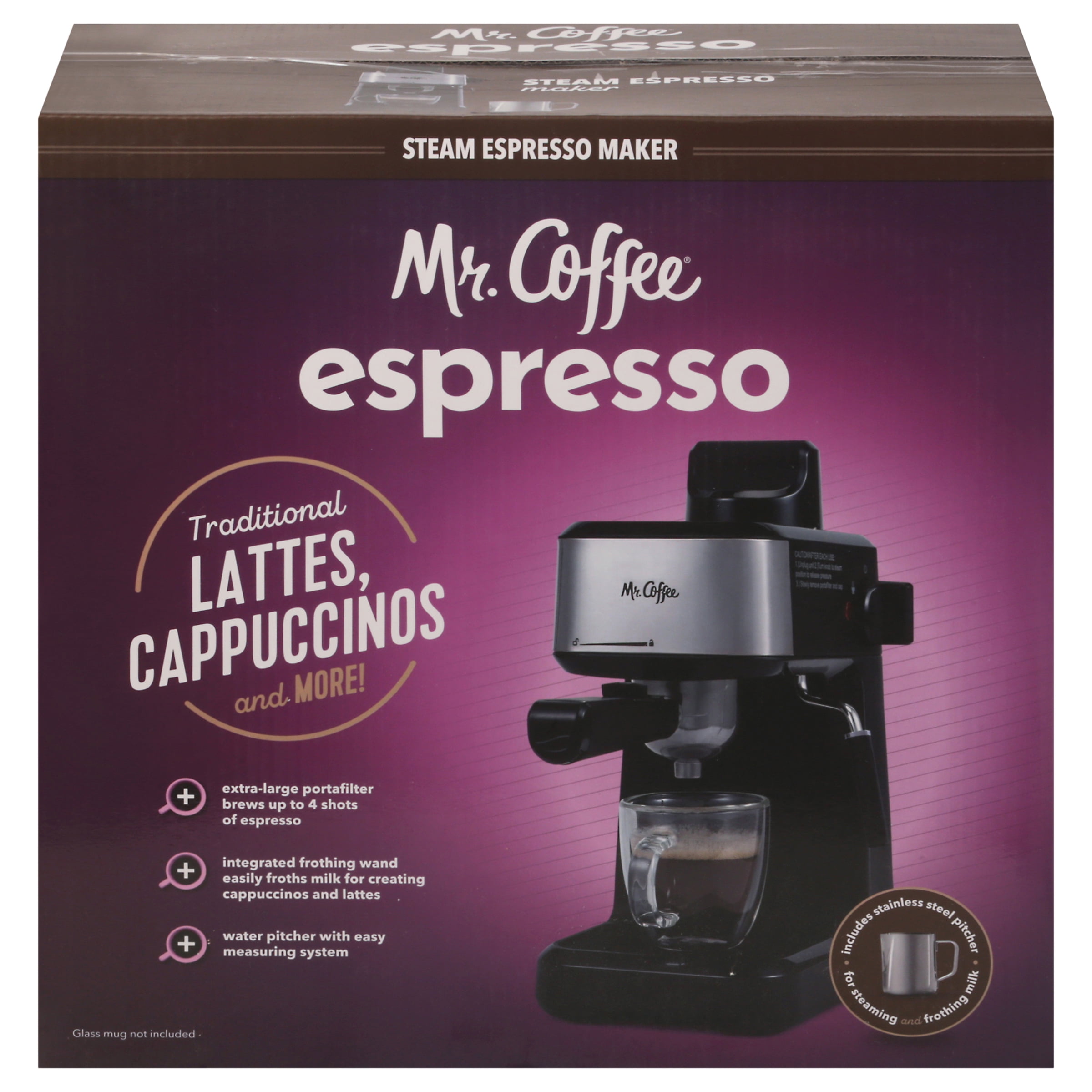 Mr. Coffee Steam Espresso Maker 1 ea
