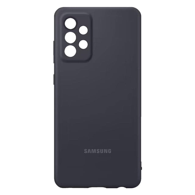 Funda de silicona para Samsung Galaxy A72, color negro