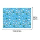 thumbnail image 3 of Juego de papel de regalo navideño de 6 piezas • rollos sobredimensionados de 70 x 50 cm • Diseños de muñeco de nieve y árbol • Verde menta y azul • Fabricado en EE. UU., 3 of 3