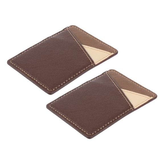 Zehuanyu  2 Pcs Credit Card Wallet for Back of Phone Cover Holder Easy to Install Stick