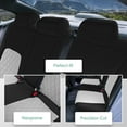 thumbnail image 2 of For 2016-2024 Honda Civic FH Group Neoprene Custom Fit Car Seat Covers Waterproof  - Rear Gray, 2 of 4