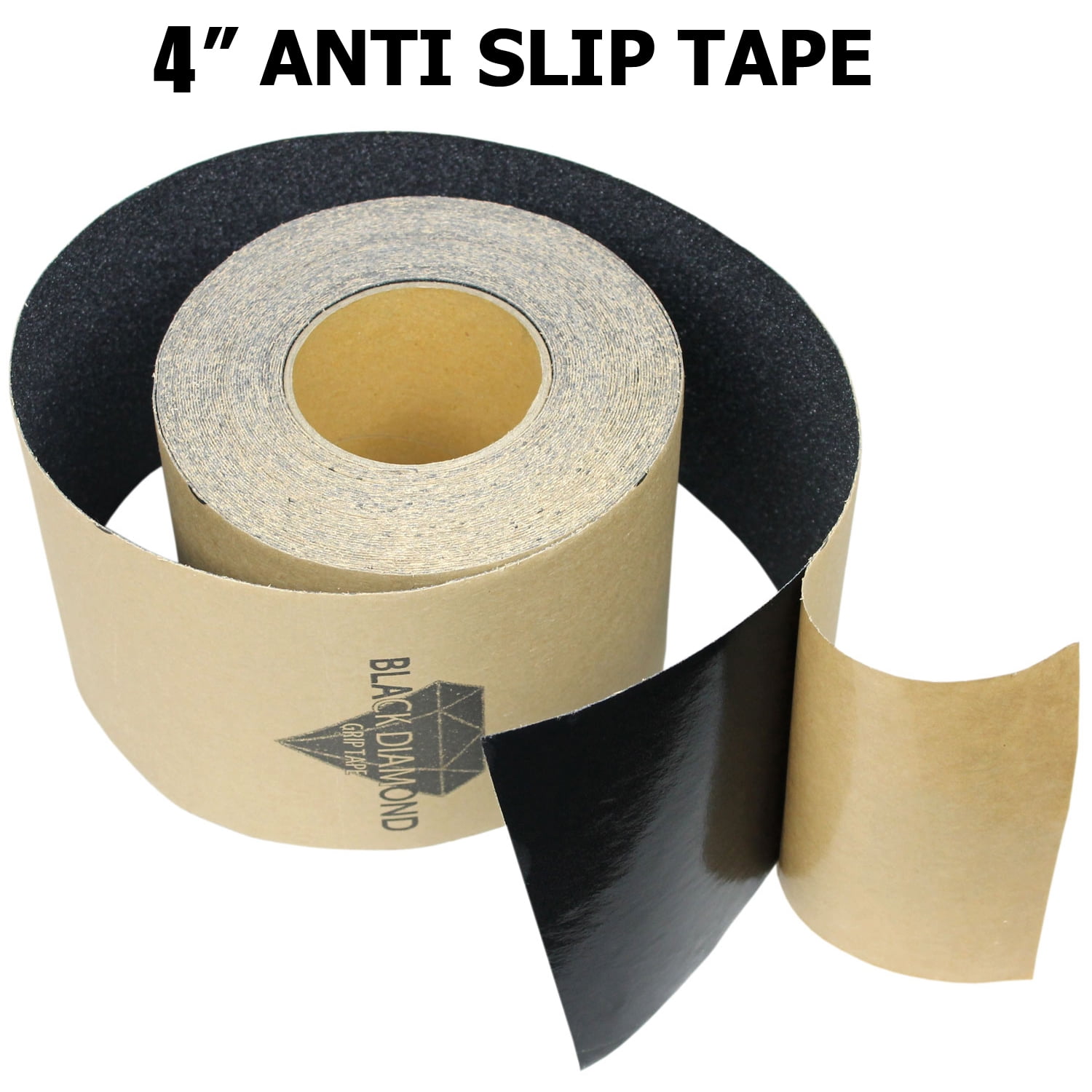BLACK Roll Safety Non Skid Tape Anti Slip Tape Sticker Grip Safe Grit Adhesive 