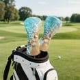 thumbnail image 3 of Yuyamidu Starfish Shell Golf Club Head Covers for Driver Fairway Woods Headcovers Beach Golf Club Covers PU Leather Golf Club Headcover, 3 of 7
