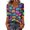 Yellow, variant on Women Halloween 3/4 Sleeve Tops Funny Graphic Tees Fall V Neck Loose Fit Party Halloween T-Shirts