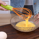 thumbnail image 4 of Batidora de huevos manual, batidor de globo de silicona, espumador de crema de leche fácil de limpiar, utensilios de cocina para mezclar y revolver, 4 of 5