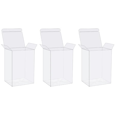 Set of 3 Protector Case for Funko Pop! Vinyl Figures - 4 inches