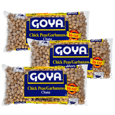 Goya Chick Peas (Garbanzo Beans), Dry, 3 Pack