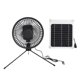 thumbnail image 1 of Ventilador solar para acampar con trípode IP67, ventilador portátil ajustable a prueba de agua con panel solar de 10 W para acampar al aire libre, 1 of 5