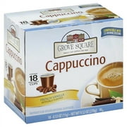 Grove Square French Vanilla Single Cup Cappuccino Mix, 0.53 oz, 18 count