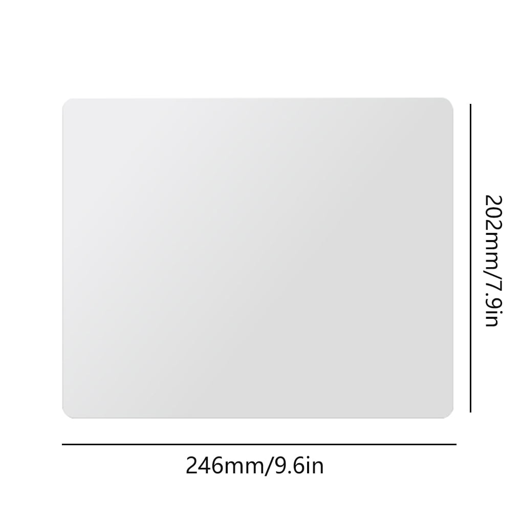 High-end Aircraft Aluminum Alloy Meta Mouse Pad Anti-Skid Easy Clean 246mm*202mm 